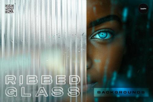 Ribbed Glass Overlay Backgrounds