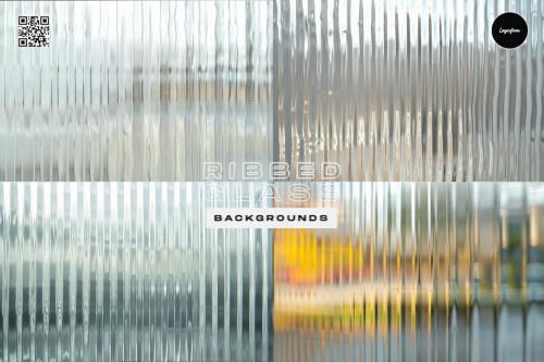 Ribbed Glass Overlay Backgrounds