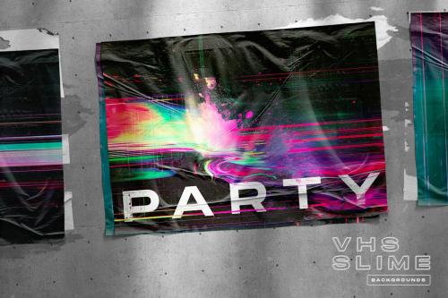 VHS Slime Backgrounds Pack