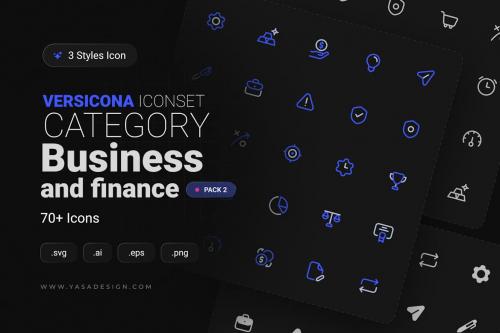 VERSICONA - Business & Finance Icon Set v2