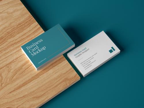 Premium Business Card Mockup - 370837470