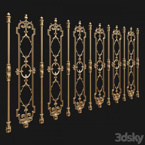 Forged balusters