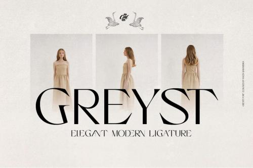 Greyst - Elegant Ligature font