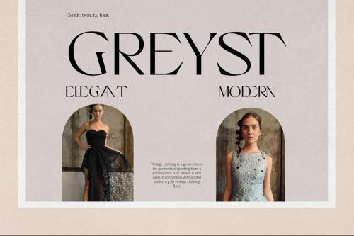 Greyst - Elegant Ligature font