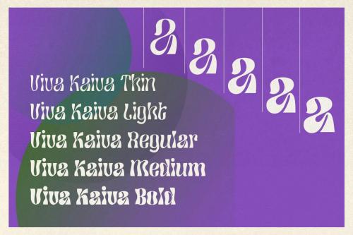 Viva Kaiva - Psychedelic Font