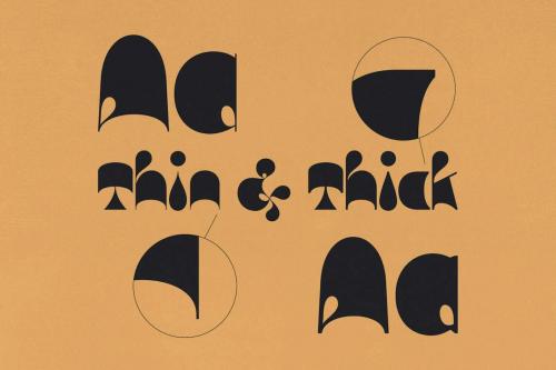 Nick Nock - Blob Display font