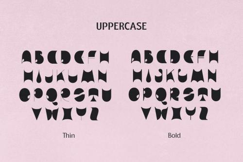 Nick Nock - Blob Display font