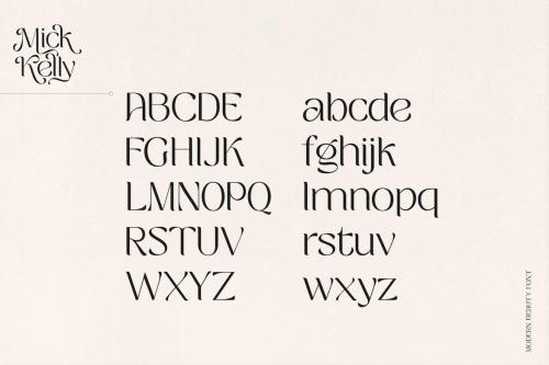 Mick Kelly - Beauty Modern Font