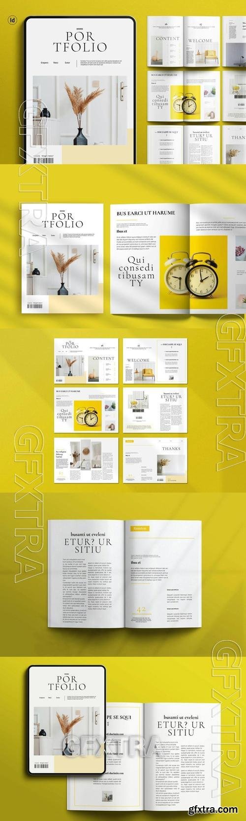 Portfolio Magazine Template VFXFV86