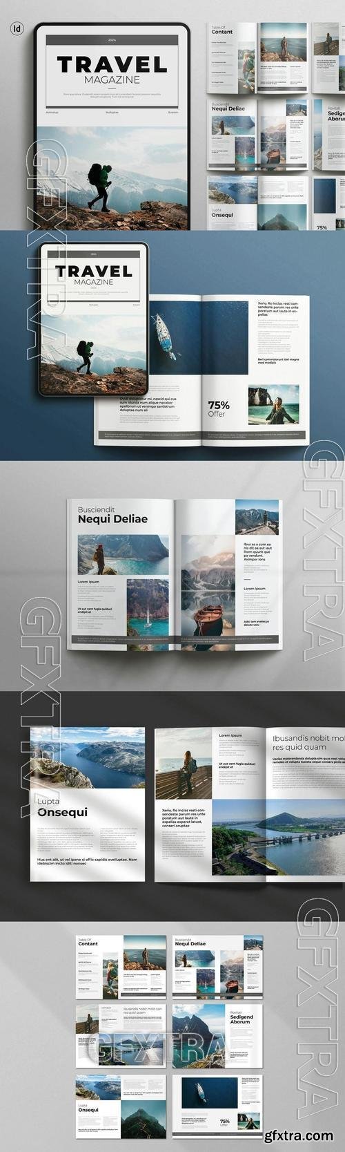 Travel Magazine Template 54EZFB6