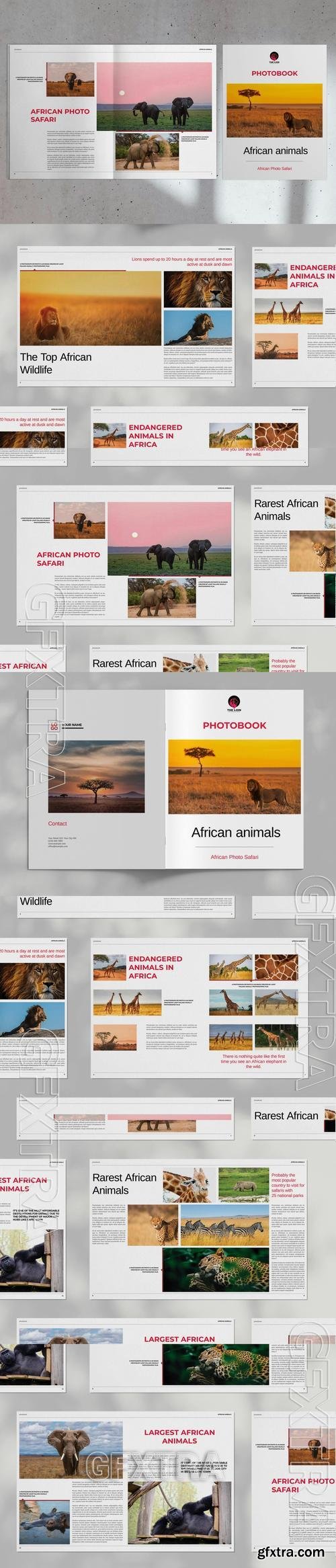 Safari PhotoBook Brochure Template 5RMSV44