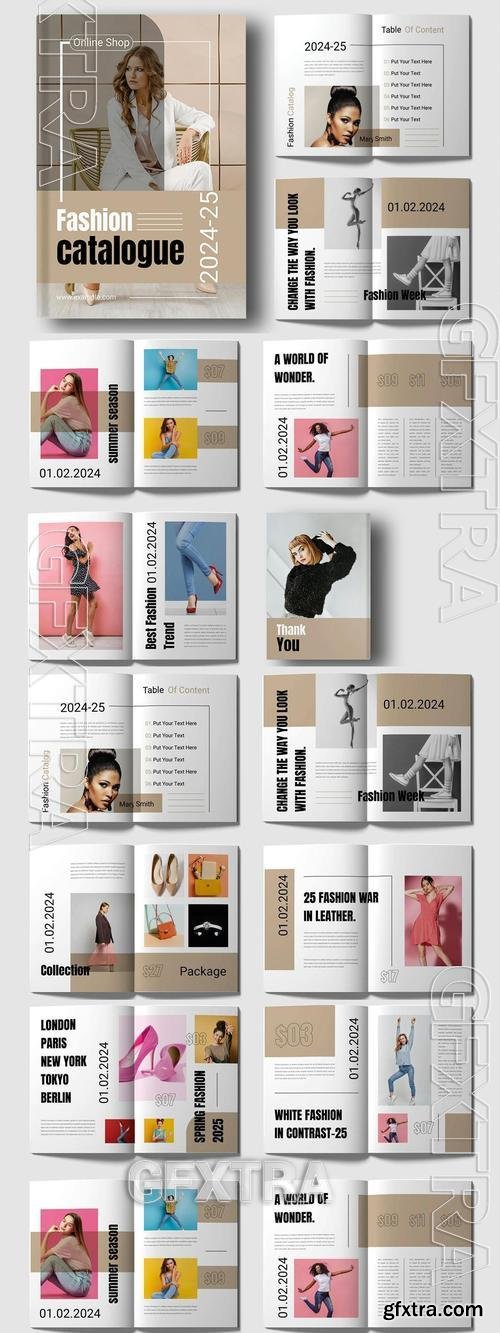Fashion Catalog Magazine Layout YJP3BB7