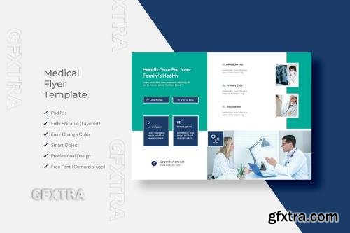 Medical Flyer Template Design T6R3EKP