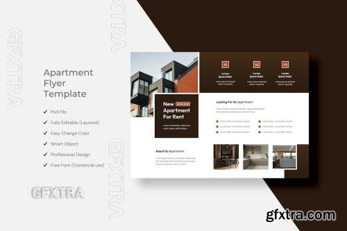 Apartment Flyer Template Design JKV4TC9