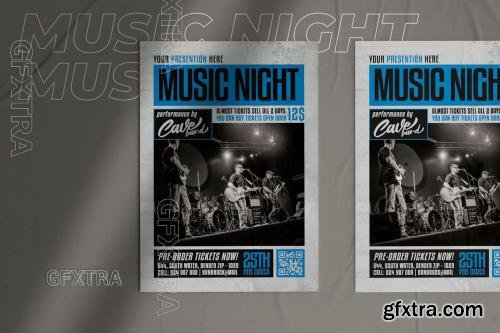 Night Music Flyer X9RCH3Q