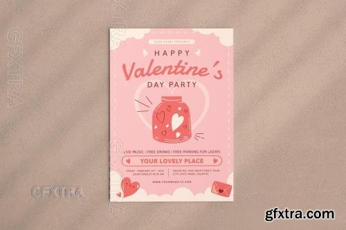 Happy Valentine Flyer U92QLFU