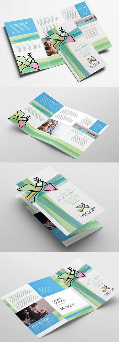 Modern Church Trifold Brochure Leaflet - 372507787