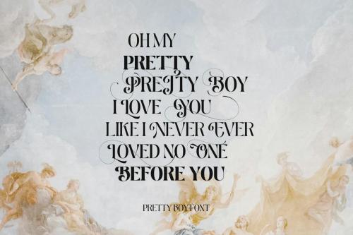 Pretty Boy | Decorative serif family