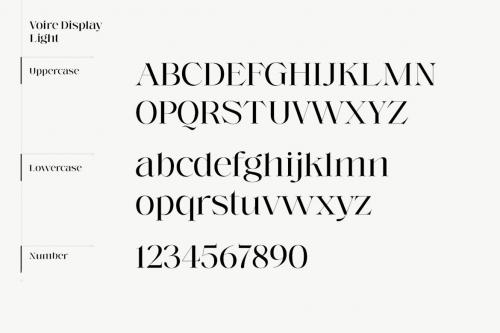 Voire - Elegant Beauty Serif Family