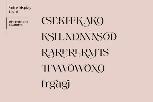 Voire - Elegant Beauty Serif Family