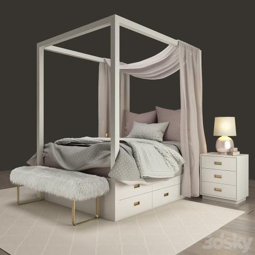 BED Restoration Hardware AVALON