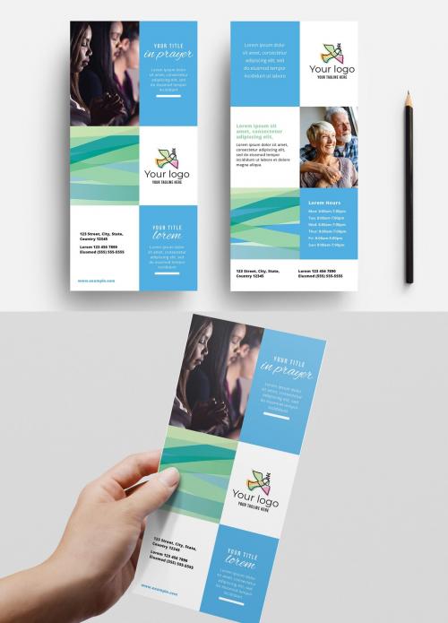 Thin Church Flyer with Modern Style - 372507835