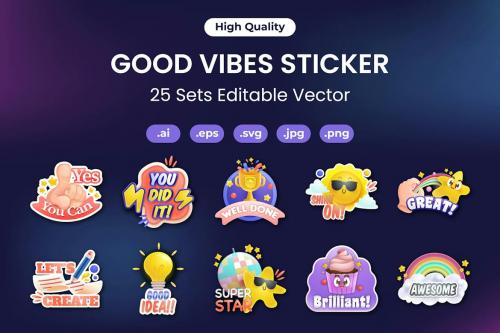 Good Vibes Sticker