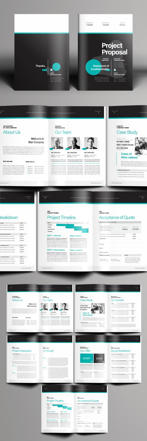 Business Project Proposal Booklet Layout - 372522532