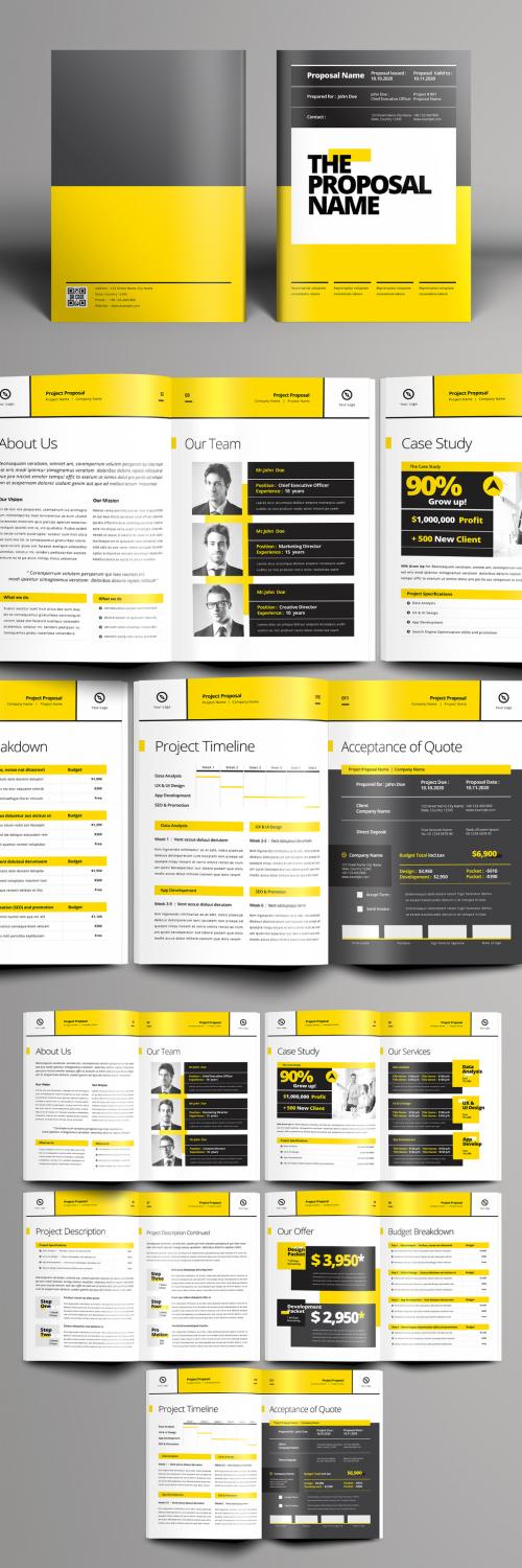 Business Proposal Booklet Layout - 372522534