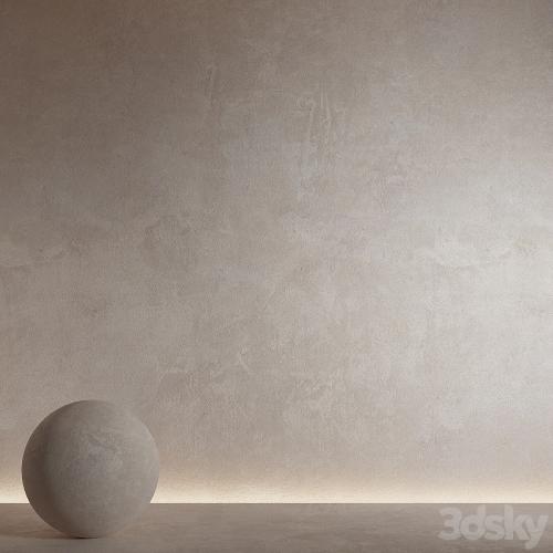 Decorative plaster. Seamless decorative plaster material