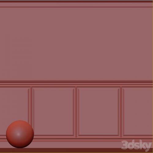 Decorative plaster with molding 249