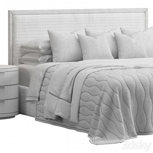 Rectangular Headboard Bed by FISCHER FURNITURE