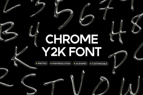 Chrome Y2K Font