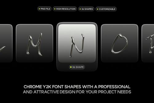 Chrome Y2K Font