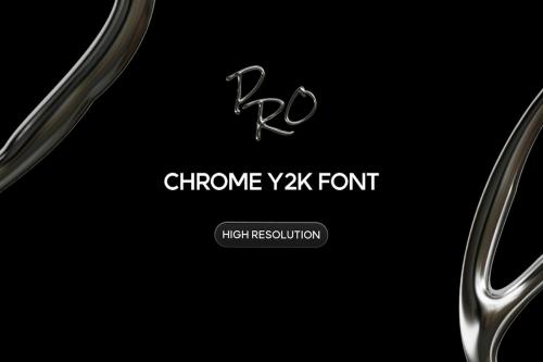 Chrome Y2K Font