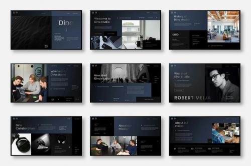 Dina – Business PowerPoint Template