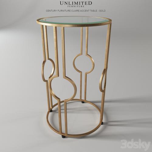 CENTURY FURNITURE CLAIRE ACCENT TABLE