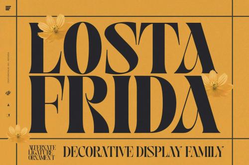 Losta Frida - Decorative Serif family