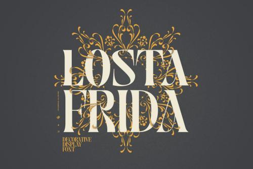 Losta Frida - Decorative Serif family