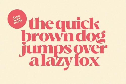 True Rose - Decorative Retro Font