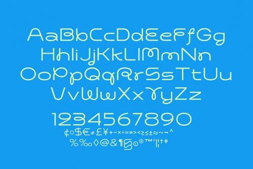 Dower - Playful decorative display Font