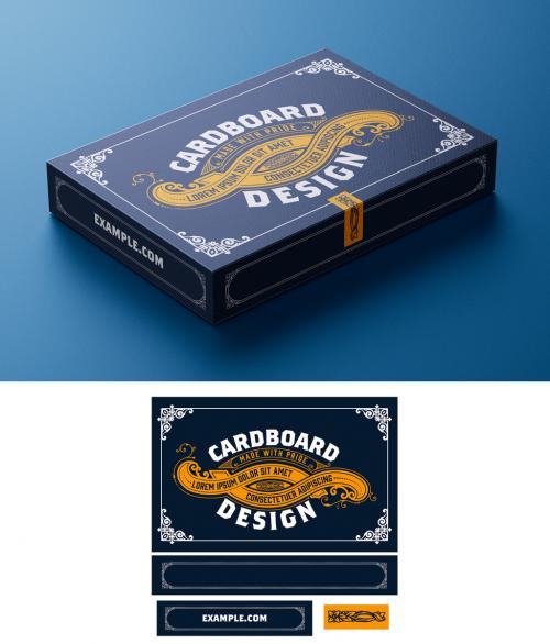 Vintage Box Design Layout  - 373975783