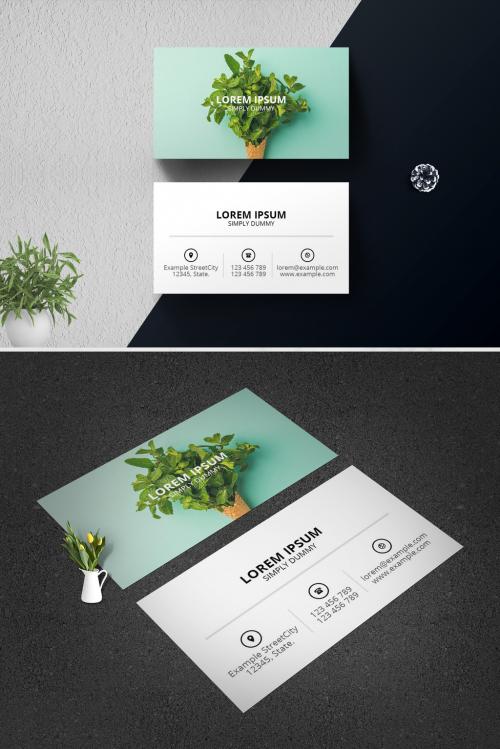 Creative Minimal Business Card - 374981651