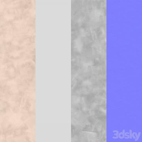 Decorative plaster 005 (Seamless texture)