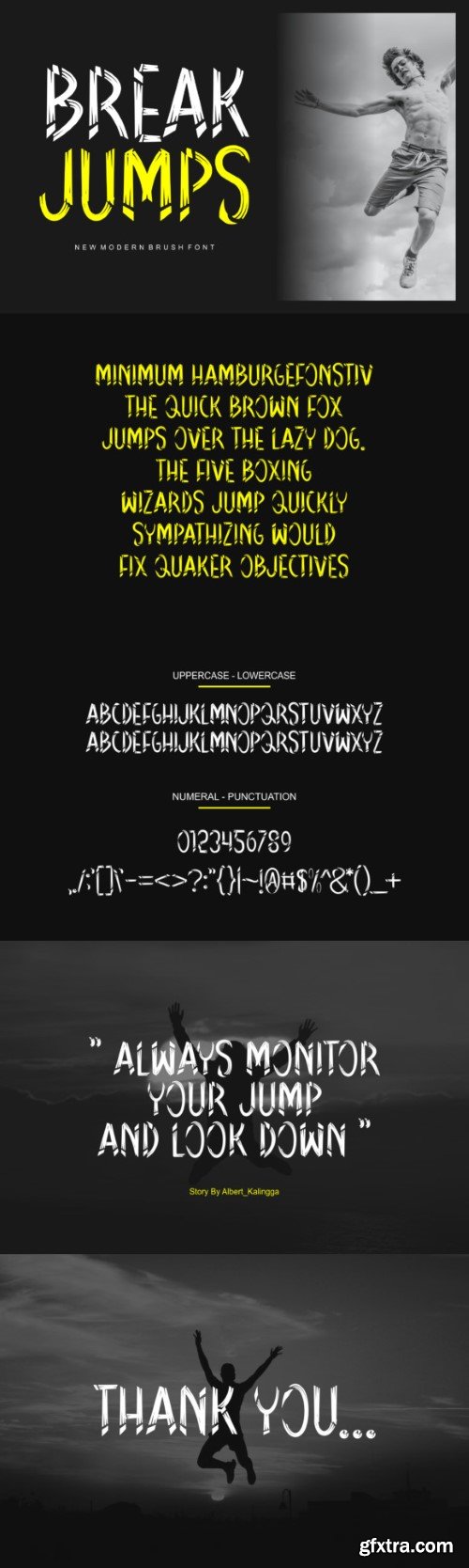 Break Jumps Font