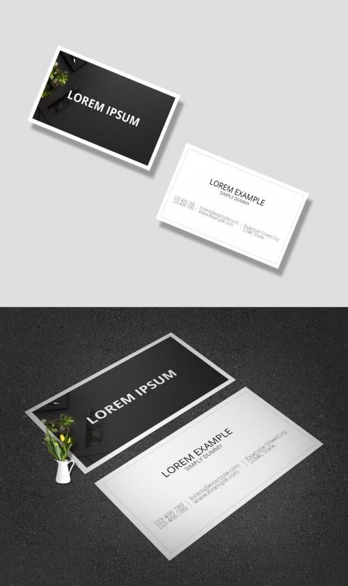 Simple Business Card Layout - 375195979