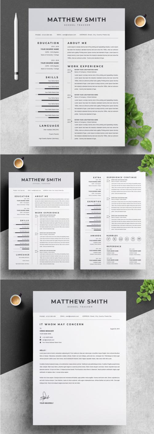 Clean and Professional Resume CV - 375431017