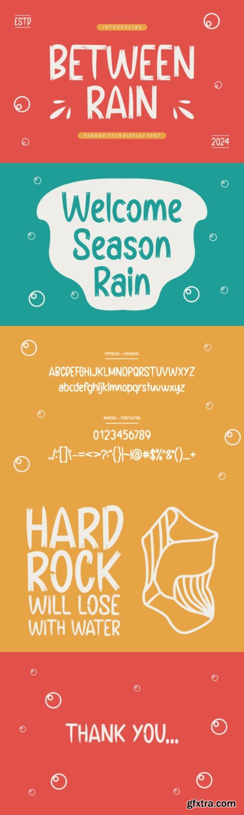 Between Rain Font