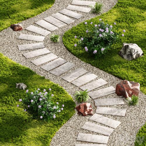 Stepping Stone Designs Decorative Floor Grass 04