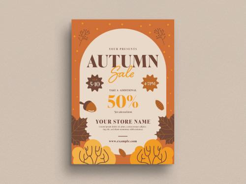 Autumn Sale Flyer Layout - 375465627